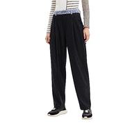 Desigual Pant_Chicago Pantaloni Casual, Nero, S Donna