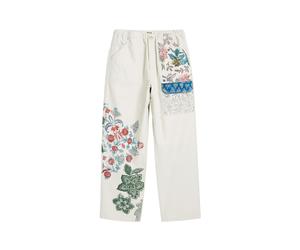 Desigual Pantaloni cargo blu / verde / rosso / bianco Uomo Desigual 34