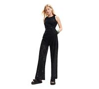 Desigual Pantaloni Casual da Donna, LUA 2000, Colore Nero, XS, Nero, XS