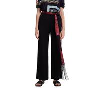 Desigual pantaloni da donna Terry neri smart L