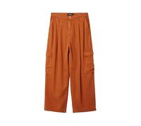 Desigual Pantaloni Lunghi da Donna, Bianco, M