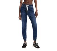 Desigual Pantaloni Lunghi da Donna in Denim Jeans, Blu, S