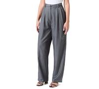 Desigual Pantaloni Lunghi da Donna, Nero, M
