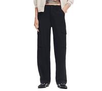 Desigual Pantaloni Lunghi da Donna, Nero, S