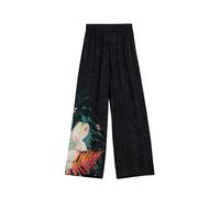 Desigual Pantaloni 'Tropical Fluid' nero Donna Desigual 36