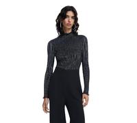 Desigual Pantaloni Tuta da Donna Jeans, Nero