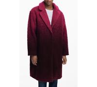 Desigual Pink Wool Women Coat - S