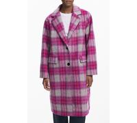 Desigual Pink Wool Women Coat - XS