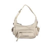Desigual - Polyurethane Handbag - - Bags - Donna - Beige - ONE SIZE