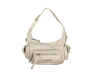 Desigual - Polyurethane Handbag - - Bags - Donna - Beige - ONE SIZE