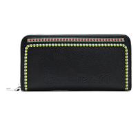 Desigual Portafoglio 21 cm, Nero, 20.5
