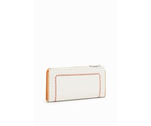 Desigual Portafoglio da donna Mone_Prime INES Tri-Fold, bianco, 18.5