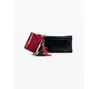 Desigual - Portafoglio piccolo nero con charm One Size