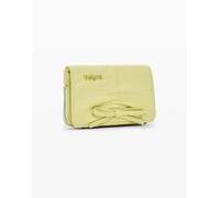 Desigual - Portafoglio piccolo verde lucido con fiocco One Size