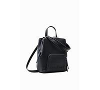Desigual Posteriore, Back Half Logo 23 Sumy Mi 2000 Black Donna, Nero, Taglia Unica