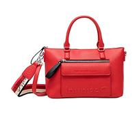 Desigual PU Hand Bag, Borsa a Mano Donna, Colore: Rosso, U