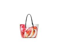 Desigual PU Shopping Bag, Donna, Bianco, U