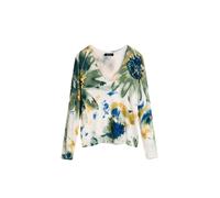 Desigual Pullover blu scuro / senape / oliva / bianco Donna - Abbigliamento - Pullover e cardigan - Maglioni - Pullover in maglia fine Desigual M