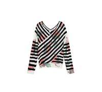 Desigual Nero Viscosa Womens Sweater - L