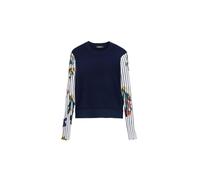 Desigual Pullover navy / giallo / verde scuro / bianco Donna - PROMO - Pullover e cardigan - Maglioni - Pullover a maglia fine Desigual L