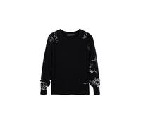 Desigual Pullover nero / bianco Donna Desigual XS