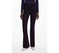 Desigual Purple Cotton Women Jeans - 40