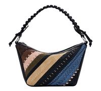 Desigual borsa a tracolla Quebec Whipstitch Munich Shoulder Bag Brown multicolore