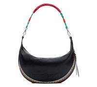 Desigual Raven Kuwait - Borsa a tracolla 47 cm, Nero, taglia unica