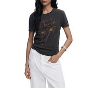 Desigual REPRIS_TS_Palm, 2000 Black, XL