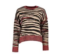 Desigual Rosso Polyester Women Sweater Turtleneck - L