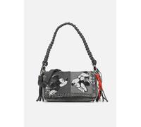 Desigual borsa a tracolla Mickey Kiss Naron Flap Bag Denim Light Grey grigio