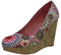 Desigual Sandy 3, Scarpe col Tacco Donna, Bianco (Blanc (1000), 37