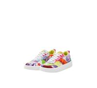 Desigual Scarpe da ginnastica con plateau patchwork multicolore tie dye fantasia 23SSKA04, multicolore, 38 EU