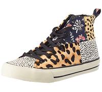 Desigual Scarpe da Ginnastica da Donna Beta_Animal, Marrone, 36 EU