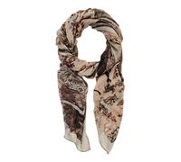 Desigual sciarpa Accessories Fabric Rectangle Foulard Beige Crude
