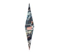 Desigual Sciarpa blu / blu notte / rosso / offwhite Donna Desigual One Size blu / blu notte / rosso / offwhite