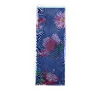 Desigual sciarpa Bluestrip Rectangle Foulard Blue Water