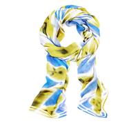 Desigual sciarpa Floral Rectangle Scarf Blue Water