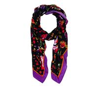Desigual sciarpa Mixed Flowers Rectangle Foulard Black