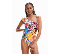 Desigual Set Bikini da Donna, Bianco, L