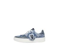 Desigual Shoes 4-Scarpe da Ginnastica da Donna in Denim, Blu, 38 EU