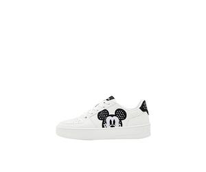 Desigual Shoes_Fancy_Mickey Borchie, Studs Donna, Bianco, 37 EU
