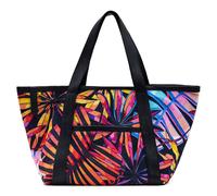 Desigual shopper borsa Tropical Beach Merida Rev Shopping Bag Jaune