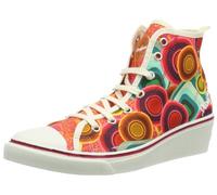 Desigual Sneaker Wedge Estrella 6, Collo Alto Donna, Rosso (Rot (Rojo Clavel 3036), 36