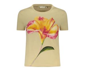 Desigual - Stockholm T-Shirt - - Tops - Donna - Beige - M