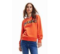 Desigual Sweat_Power 3148 Maglia di Tuta, Colore: Rosso, XXL Donna