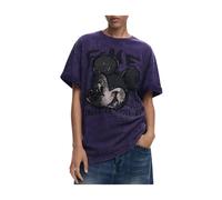 Desigual - T-shirt Disney Mickey - - Tops - Donna - Viola - S