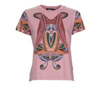 Desigual T-shirt FLOWER in Rosa EU XS