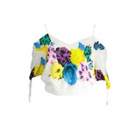 Desigual T-Shirt Maniche Corte Donna Bianco