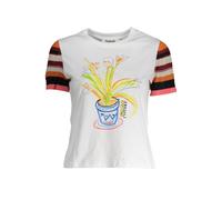 DESIGUAL T-SHIRT MANICHE CORTE DONNA BIANCO TAGLIA = 2XL